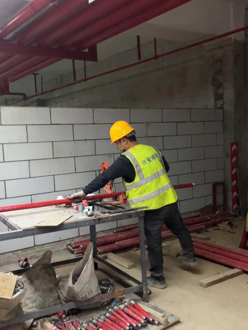 商业建筑消防工程项目工程现场图_消防工程项目