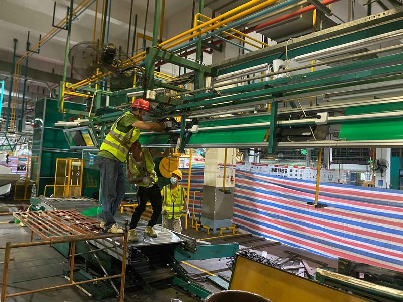 生产车间安装工程项目工程现场图_车间安装工程